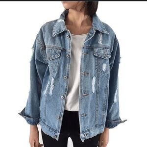 Love Tree Light Blue Denim Jacket